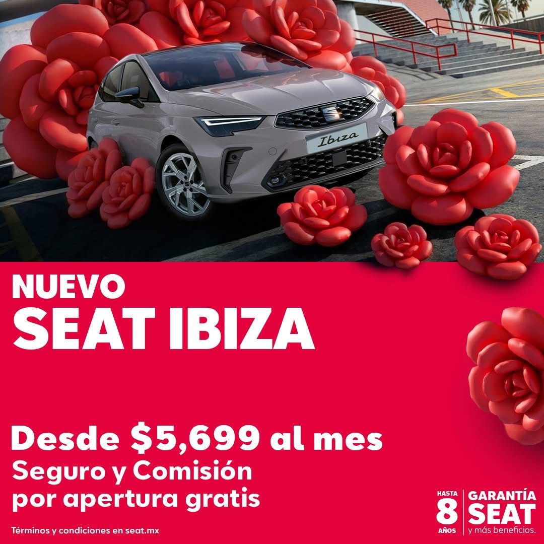 SEAT_TOTAL's tweet photo. A donde sea, pero con mi Nuevo SEAT Ibiza desde $5,699 al mes + seguro y comisión por apertura GRATIS.
WSP ℹ️ 55 37177594 https://t.co/VyGHAgzqgG