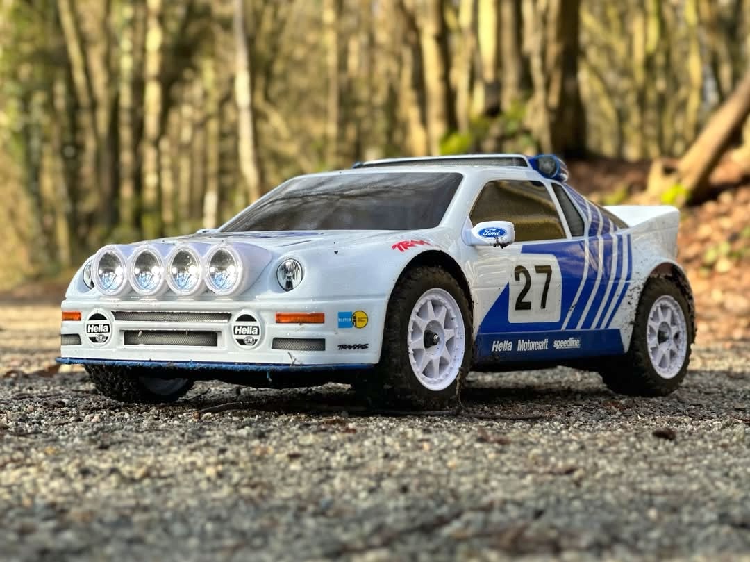 Traxxas's tweet photo. Cult status. ✨
The #Traxxas Mini Rally VXL pays homage to the legendary Ford RS200. 🙌🏼  

SAVE $40 **https://t.co/dZmTLKFGv7

[[Model # 108046-1]] #TraxxasMiniRally
#FastestNameInRadioControl #RC
Traxxas Fan Photo 📸: rc_extreme_ https://t.co/tAHA1A6X8W