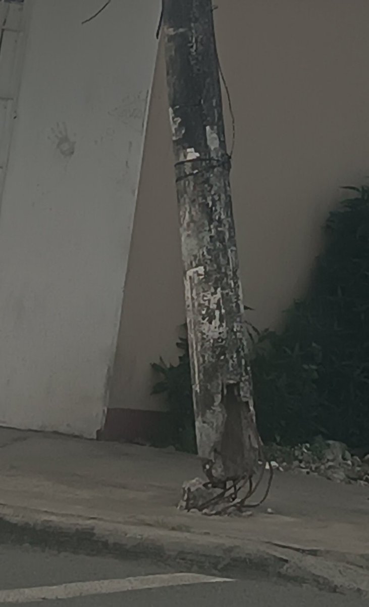 VeraArgeni's tweet photo. @CNEL_EP @CNT_EC Ya casi ha transcurrido un año desde que se reportó la novedad con este poste, cada vez está más inclinado y apunto de caer el poste. Acaso están esperando que ocurra una desgracia para recién ahí dar solución a este problema? @EmergenciasEc ayuda por favor https://t.co/V2JybdH01B