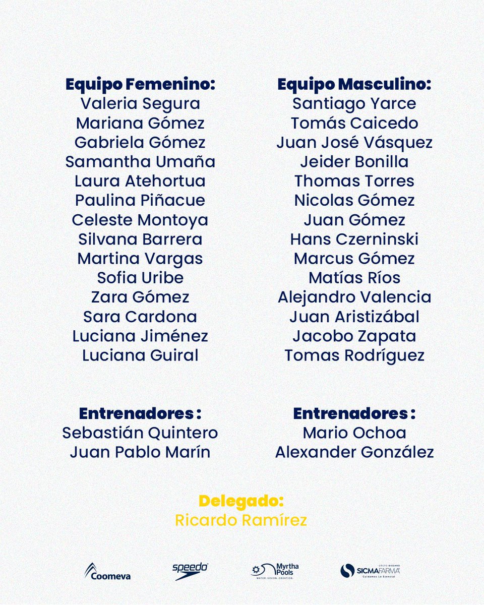 Federación Colombiana de Natación tweet media