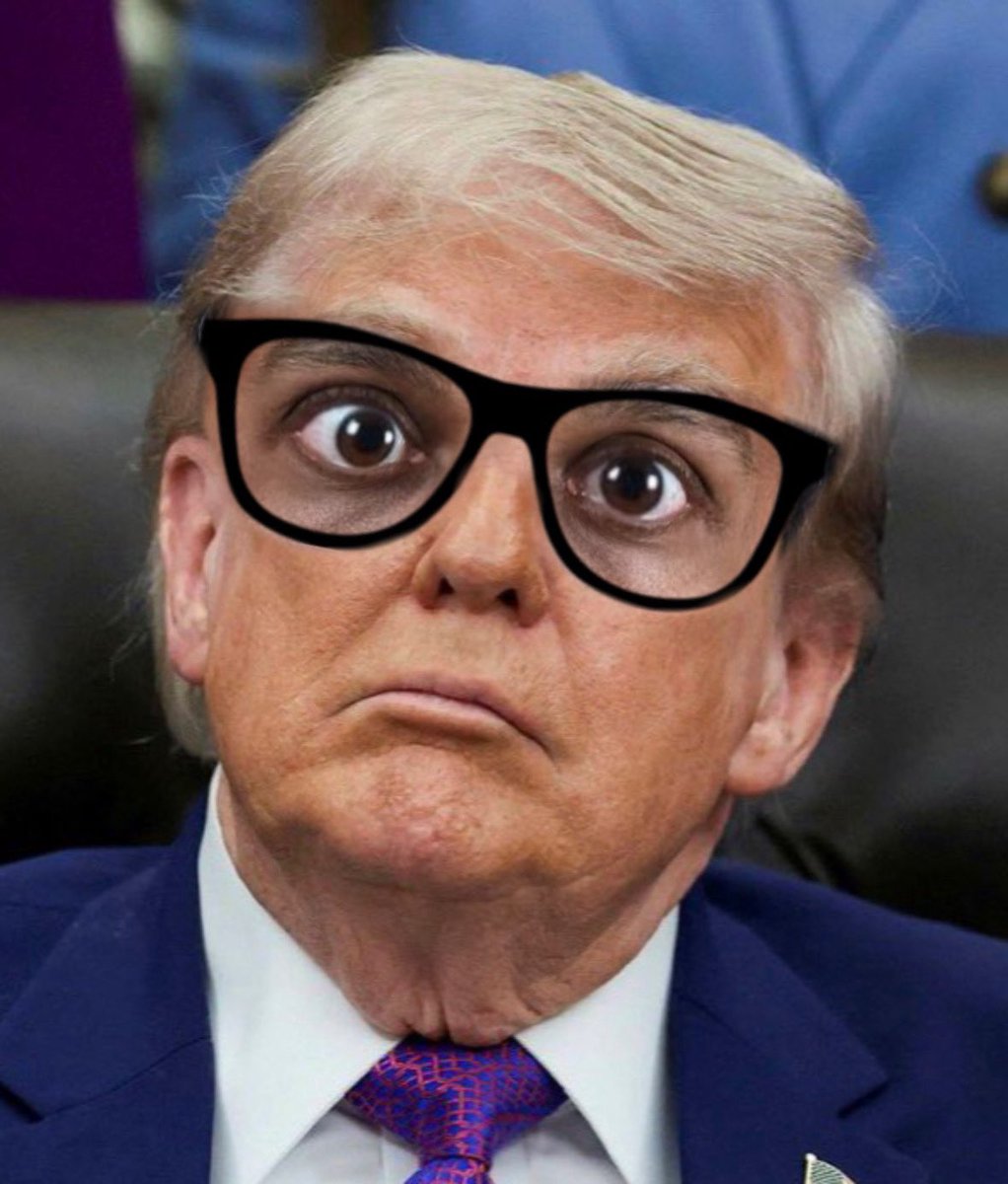 JUST IN: The White House is reportedly testing novelty glasses with Kash Patel’s eyes printed on the lenses after Trump keeps falling asleep during press conferences.