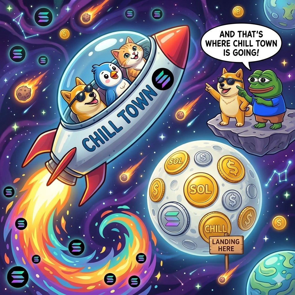 market_ceo's tweet photo. π CHILL TOWN MOON MISSION: ENGAGED! πβ¨@lillyvivvi @PaulTreffx
The vibes are high and the town is CHILL. Weβre fueling up the rocket and heading straight for the Solana moon! Whoβs riding
#ChillTown #Solana #SOL #MemeCoin #ToTheMoon #CryptoMoon #WAGMI #BullRun2026 #ChillVibes https://t.co/ORuRPgT93Z