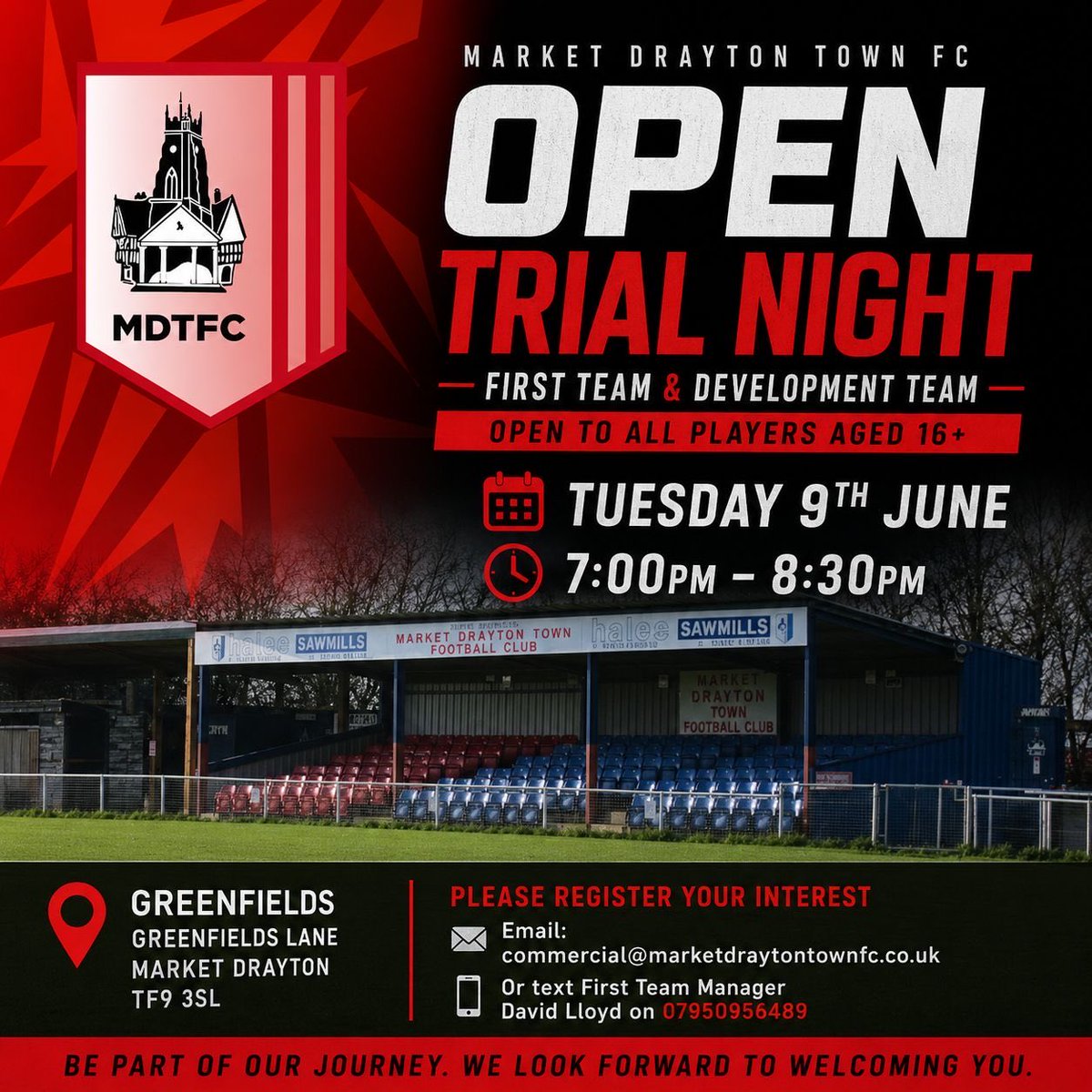 Market Drayton Town FC tweet media
