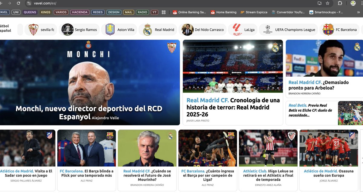 Che, estamos en portada con dos notas. Pasen y lean jaja

vavel.com/es/