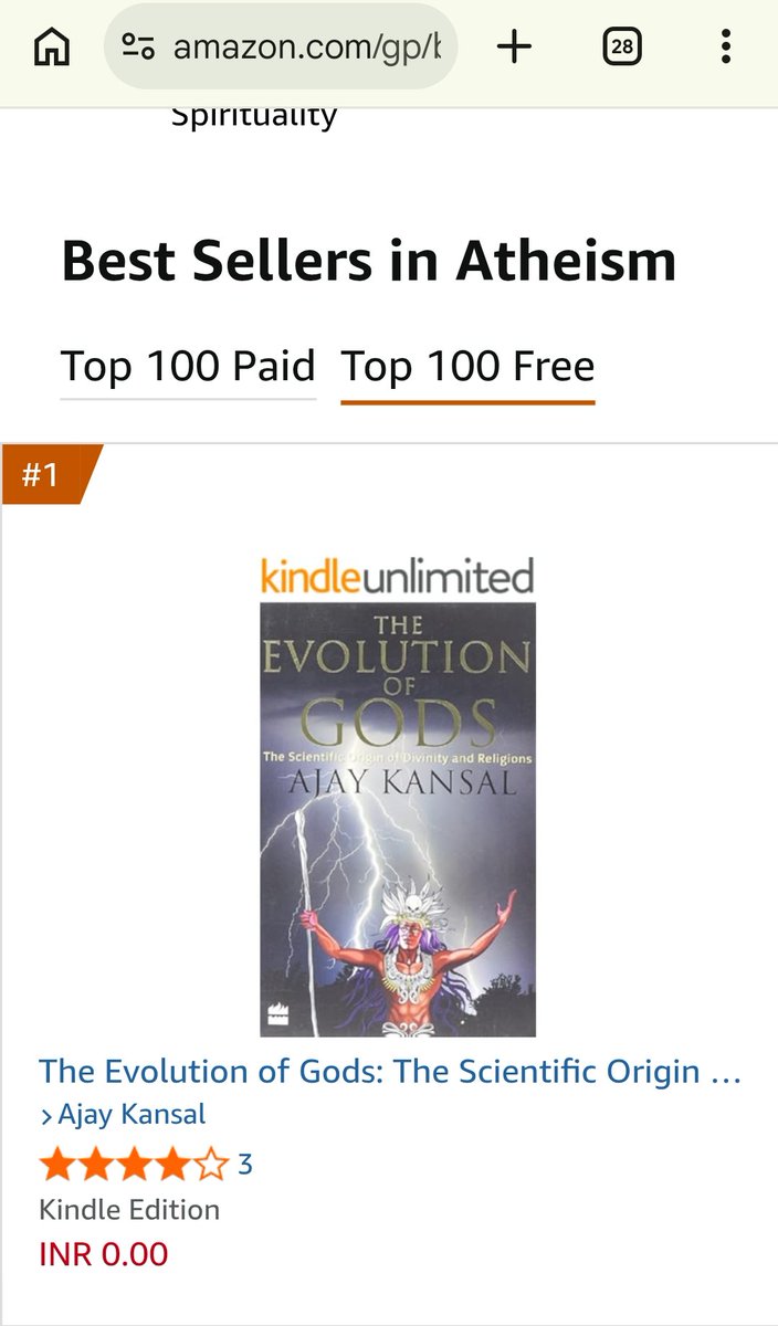 evolutionofgods's tweet photo. 'The Evolution of Gods' is currently ranking #1 in Atheism Category on Amazon. 

Grab your free copy fast. The offer is for a limited time only. 

Visit the Amazon link below to get your free eBook instantly.
https://t.co/L1n6XD60x3 https://t.co/rb9wKL3YYo