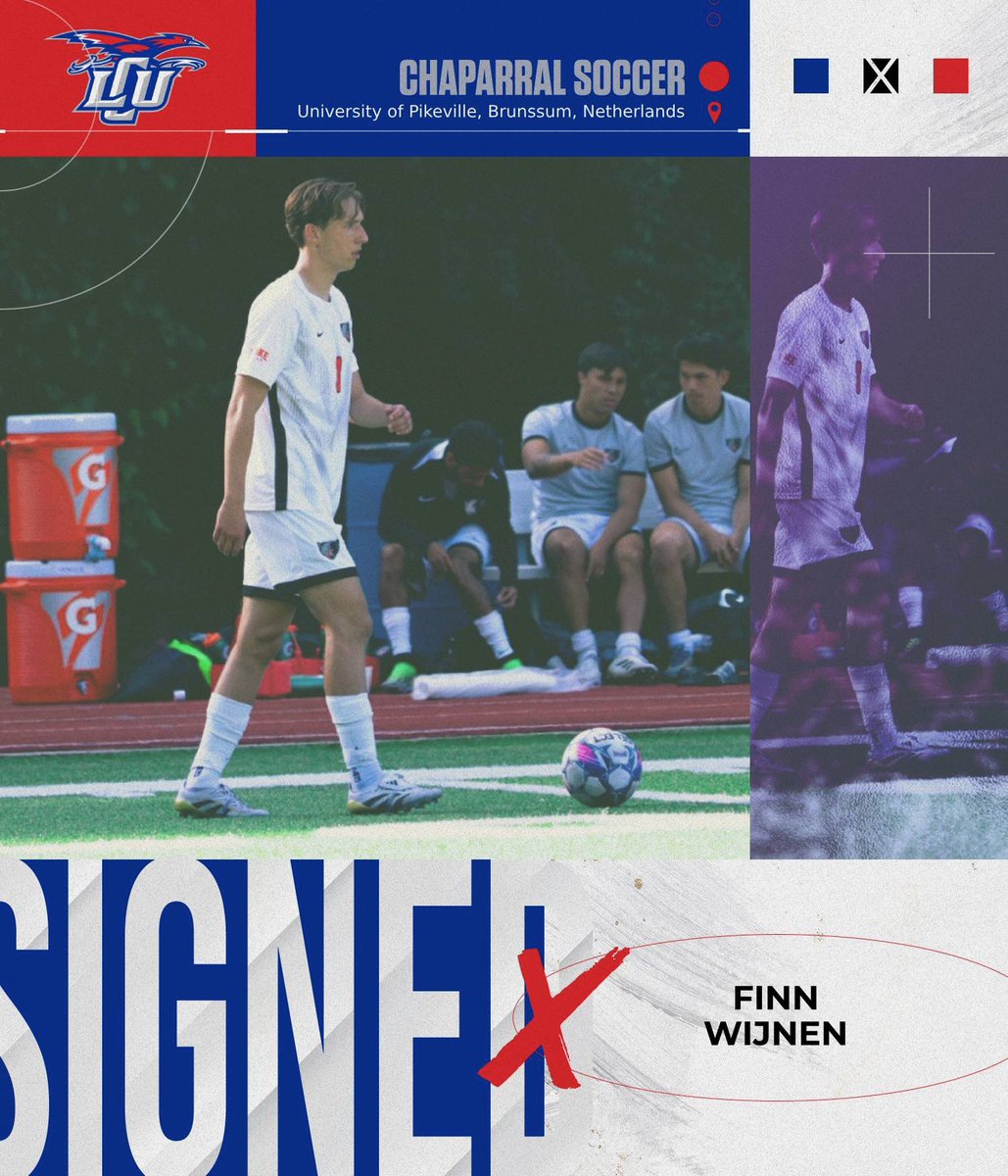LCUMensSoccer's tweet photo. 🚨Player Announcement🚨
Name: Finn Wijnen
Nationality: Netherlands 🇳🇱
Prev. College: UPike
Class: Junior
Position: Defender
“Finn is a top defender that is good defensively & also in possession! He has a quality range of passing! Welcome to the 806!”
#Family #Fall26Chaps https://t.co/uptWT3uiJn