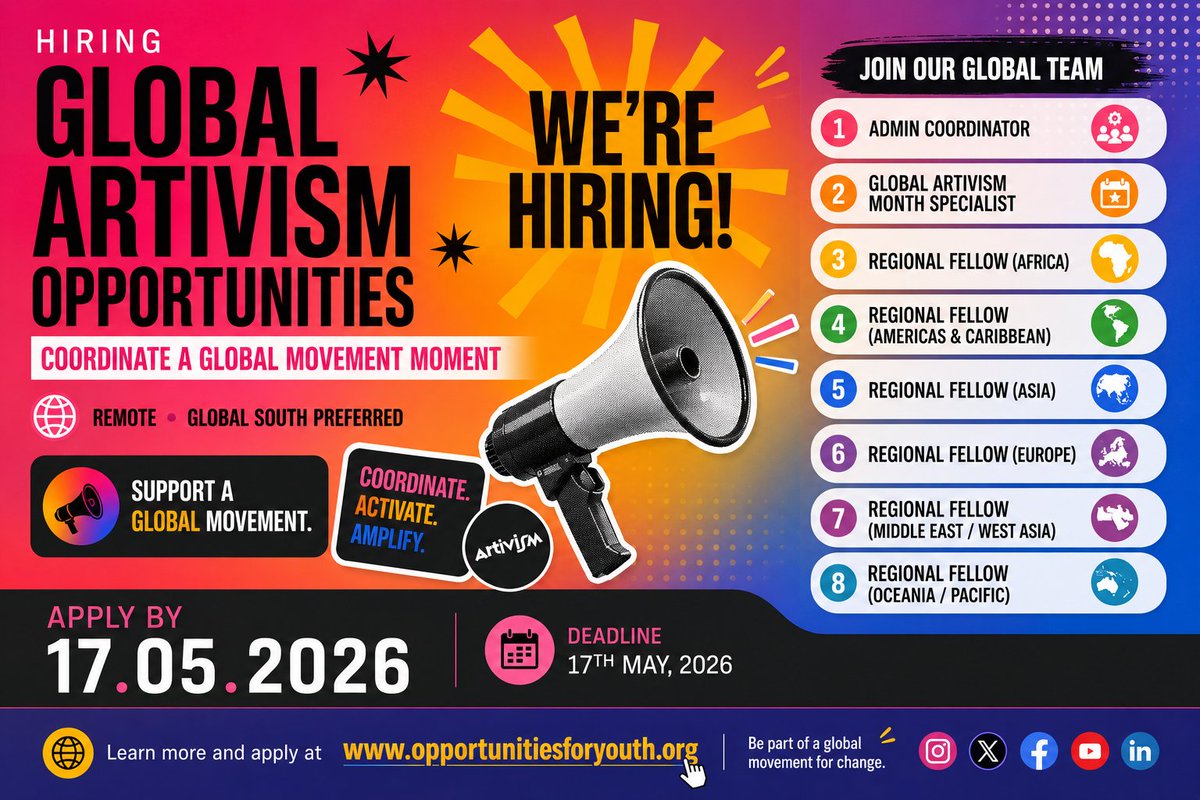 OPPORTUNITIES FOR YOUTH tweet media
