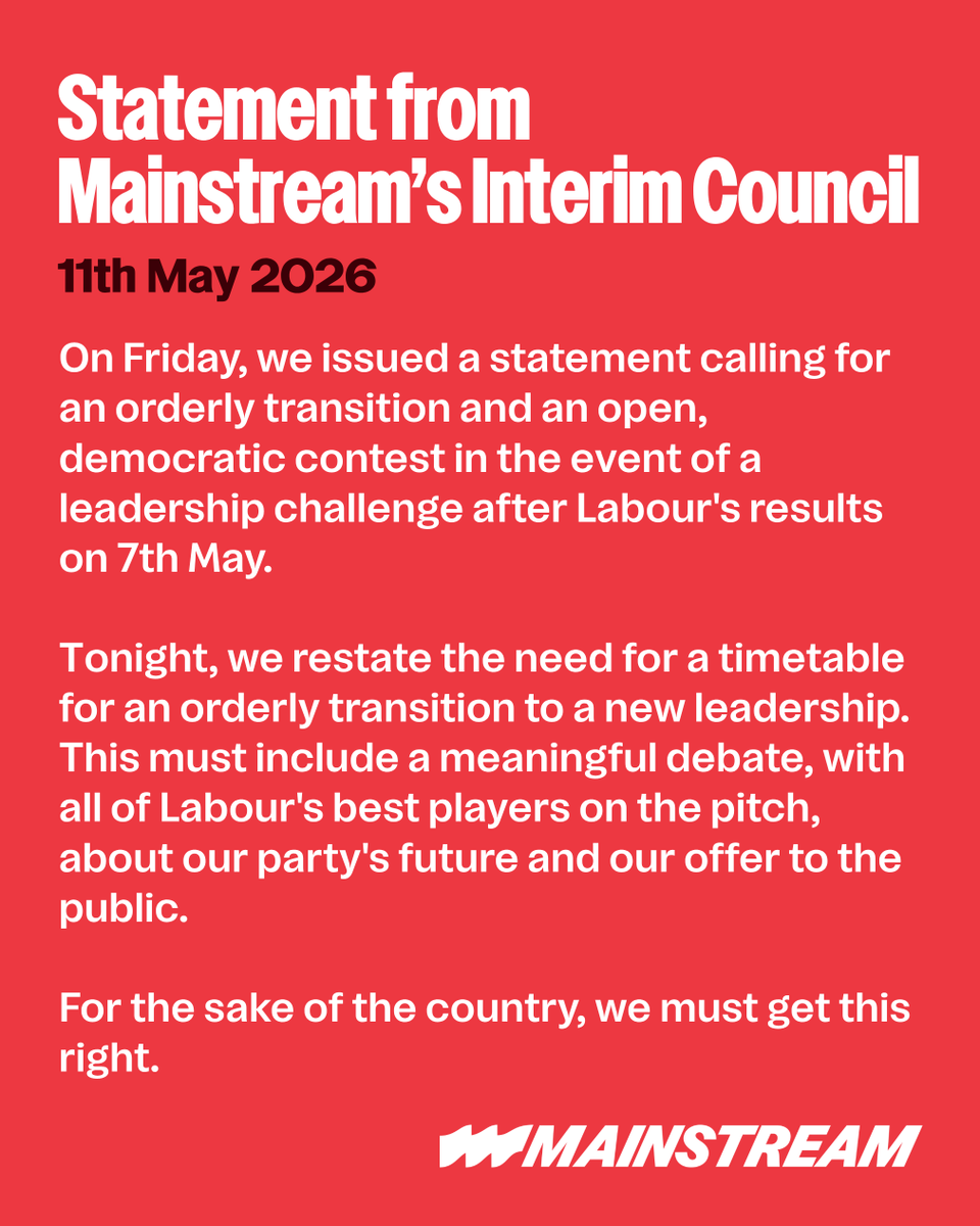 mainstreamlbr's tweet photo. A statement from Mainstream's Interim Council after today's developments in Parliament. https://t.co/1Xrg1jYkFn