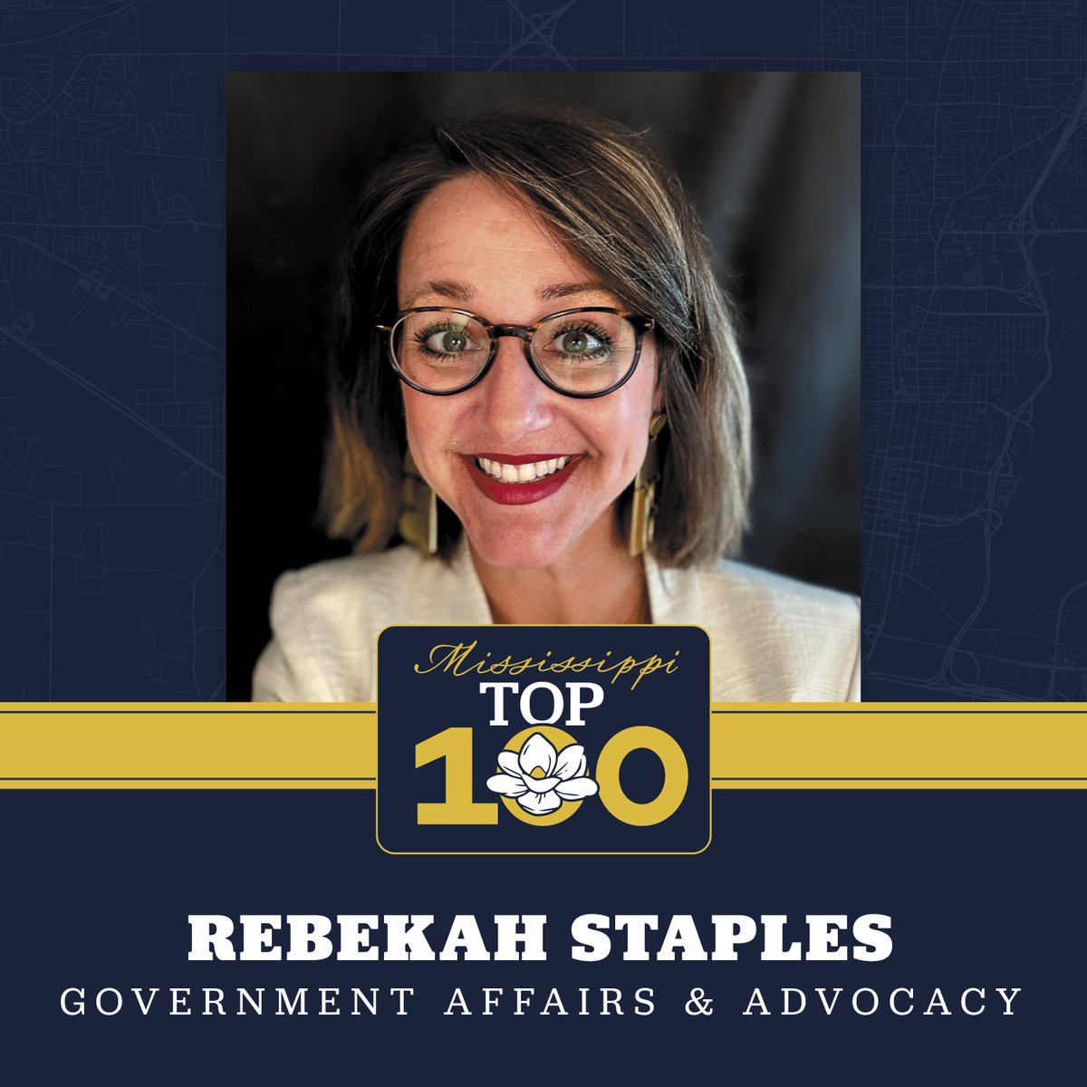MSTop100's tweet photo. Congratulations to Rebekah Staples on being named to the 2026 Class of the Mississippi Top 100! https://t.co/VQ8qSeae3N