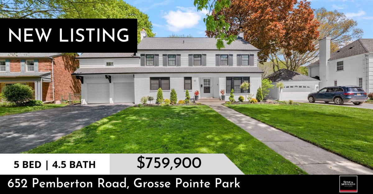 deansine's tweet photo. 📍 New Listing 📍 Take a look at this fantastic new property that just hit the market located at 652 Pemberton Road in Grosse Pointe Park. Reach out here or at (313) 550-5335 for more information!

Dean Sine
Realtor
313-550-5335 https://t.co/gMOKt6p7vl https://t.co/WxXOg1DMvQ