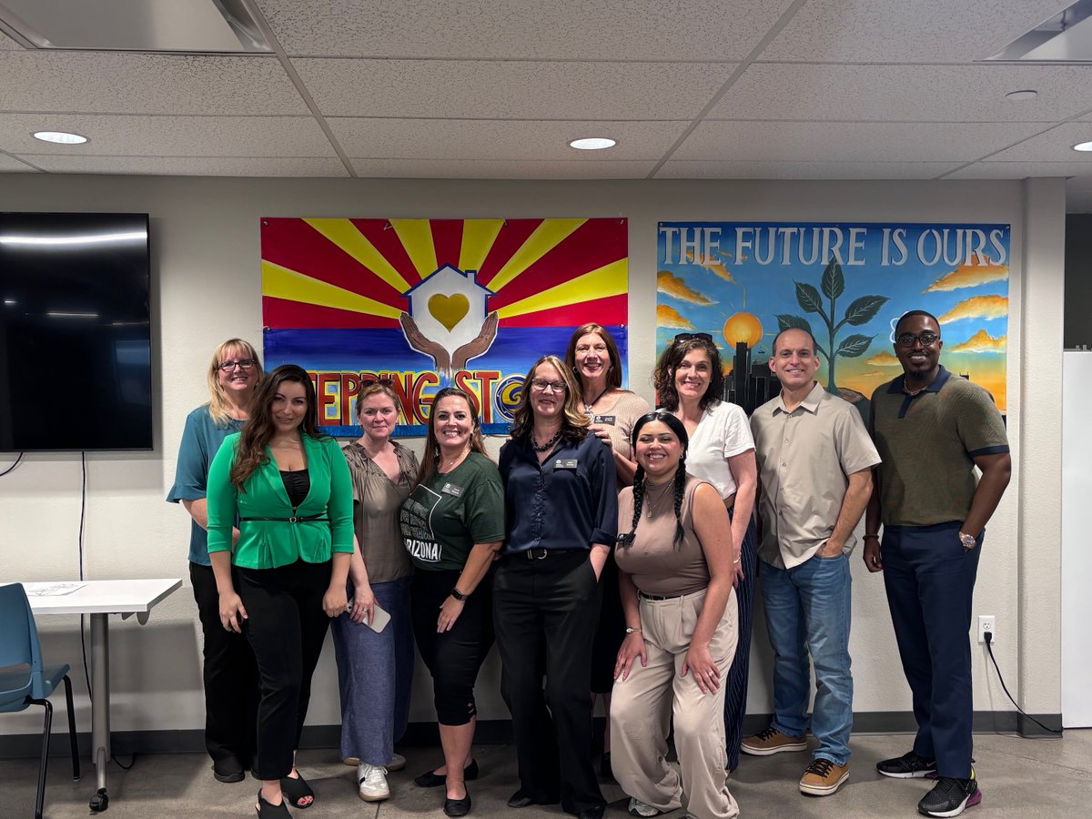 NAC_Phoenix's tweet photo. Thrilled to host community foundation leaders from across the US at Stepping Stone Place for an inspiring property tour! Thank you @AZFoundation for providing this opportunity to showcase NAC's housing strategy &amp; the impact of ACF’s predevelopment loan program. #AffordableHousing https://t.co/tba6RNvoIV