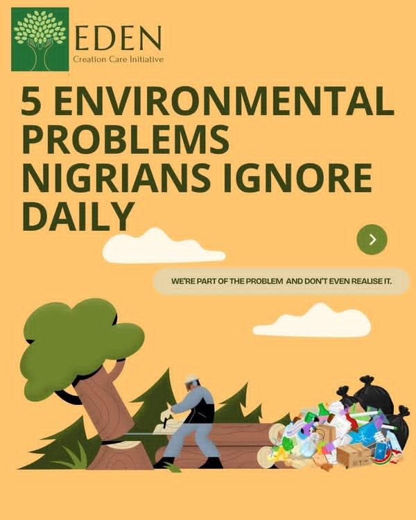 edencci's tweet photo. 5 environmental problems Nigerians ignore daily 👇 https://t.co/ZtXhzv7LPs
