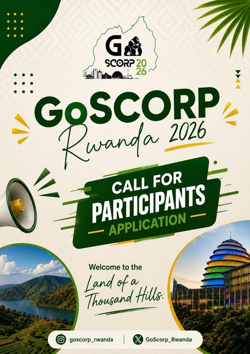 GoSCORP Rwanda 2026 tweet media