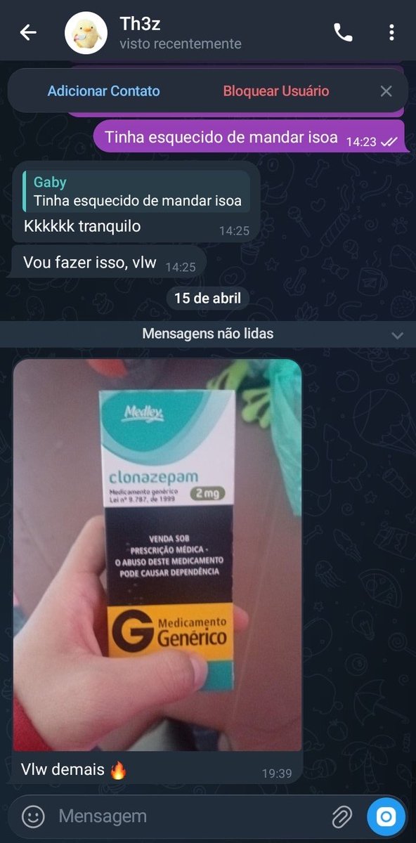 VerdeFarma33's tweet photo. ⚪️ Receita Branca
Codeína/Sertralina/Fluoxetina Paroxetina/Amitriptilina/roacutan quetiapina 

🔵 Receita Azul Zolpidem Diazepam/Lorazepam/Alprazolam/Fenazepam/Sibutramina/Clonazepam

🟡 Receita Amarela Ritalina/Morfina/Venvanse/Oxicodona

Ig: https://t.co/dp5ecCDxHI… https://t.co/T8al765lt1
