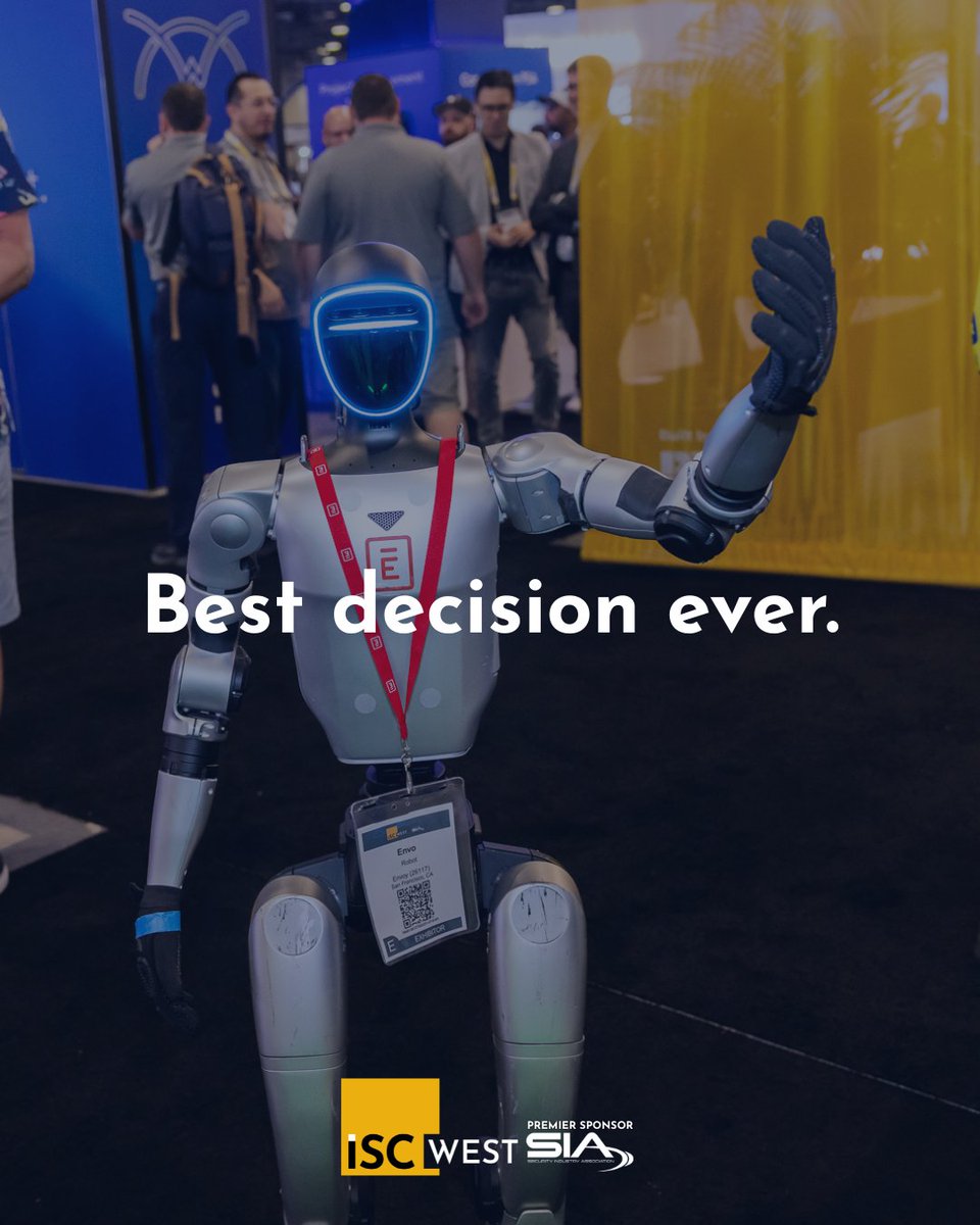 ISCEvents's tweet photo. Every year, you remind us why #ISCWest is truly the best decision ever: unmatched learning opportunities, first-looks at the newest tech changing the security game, and unlimited networking potential. https://t.co/plW9EnKPji