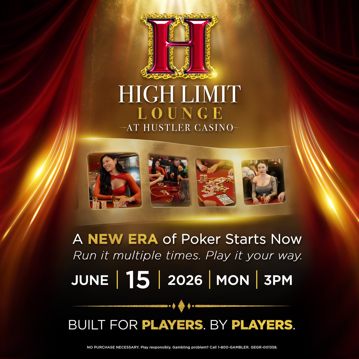 High Limit Lounge Hustler Casino tweet media
