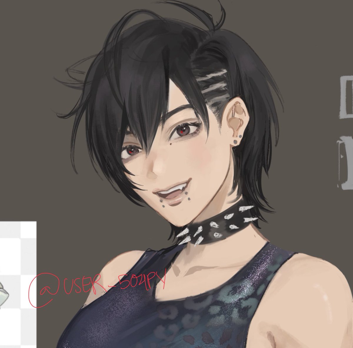 USER_504PY's tweet photo. oh right its been a while since i posted my sona but the only update is that i got a haircut so i cut her hair too LOL #wip https://t.co/o2BDI4mRhX