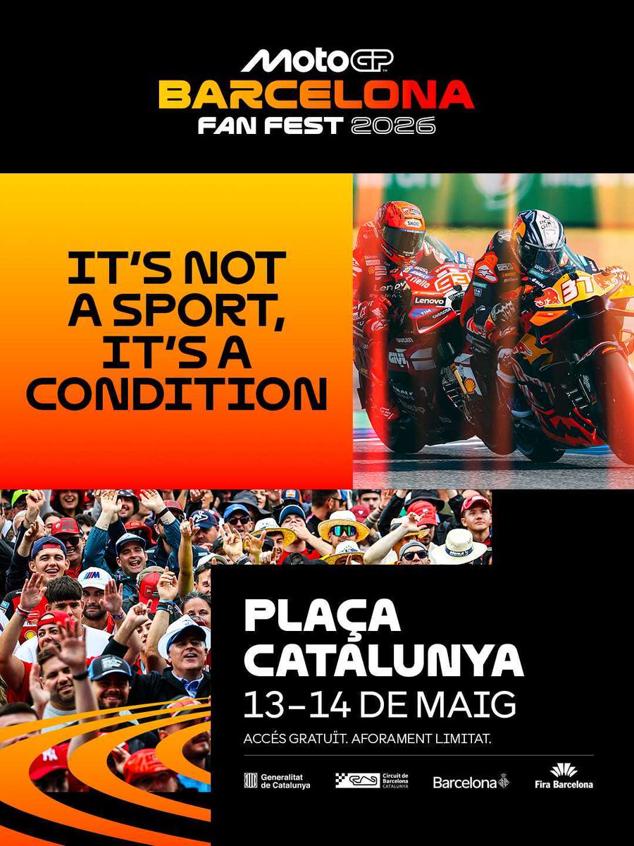 radiomarcabcn's tweet photo. 🏍️Avui al @FormulaMerlos  amb @JLlMerlos hem parlat del mundial de Motociclisme d'aquest cap de setmana que es disputarà al @Circuitcat_cat 
Aquí us deixem el #Podcast d'aquesta edició 👇👀
https://t.co/de0wxB0TsT
🏁#MotoGP2026 
#motor https://t.co/XbyVrdSkqp