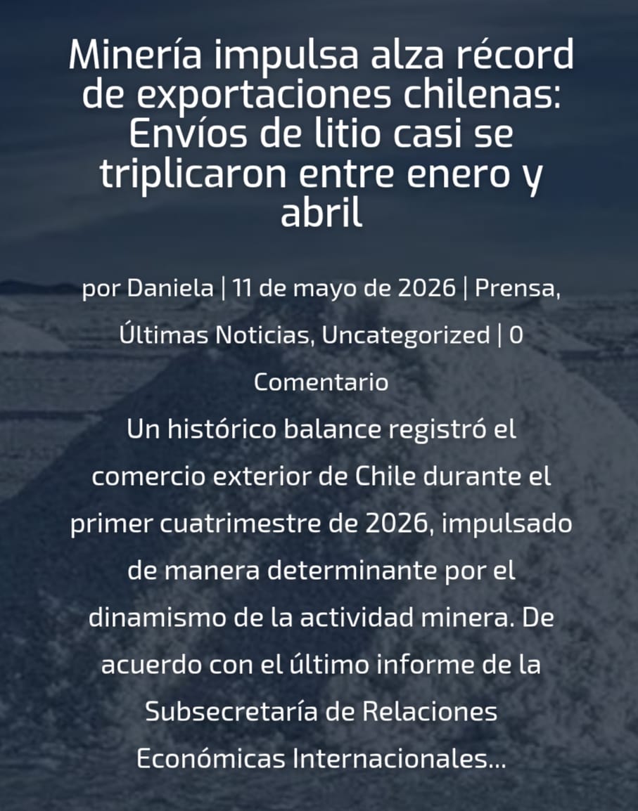 Sindicato Supervisores Minera Candelaria tweet media