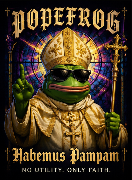 $POPEFROG tweet media