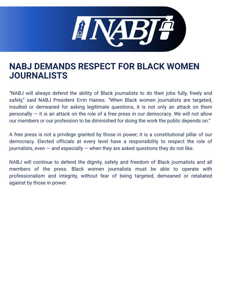#NABJ Headquarters ✊🏾🖊️🎙️💻 📷 🎥 📝 🔈 tweet media