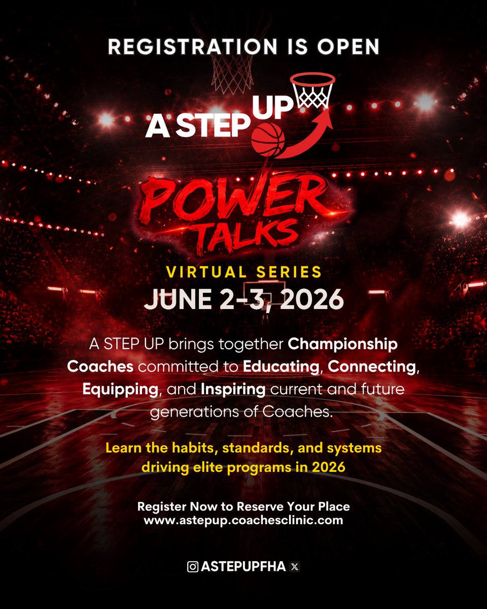 fhallallen's tweet photo. @astepupfha has BOTH DI National Coaches of the Year!! THE 2026 MBB &amp; WBB National Champs and Final Four Coaches Presenting THIS Year . . . And it’s VIRTUAL. Register @ https://t.co/Fxi02LBwga https://t.co/TyKsnYlLxb