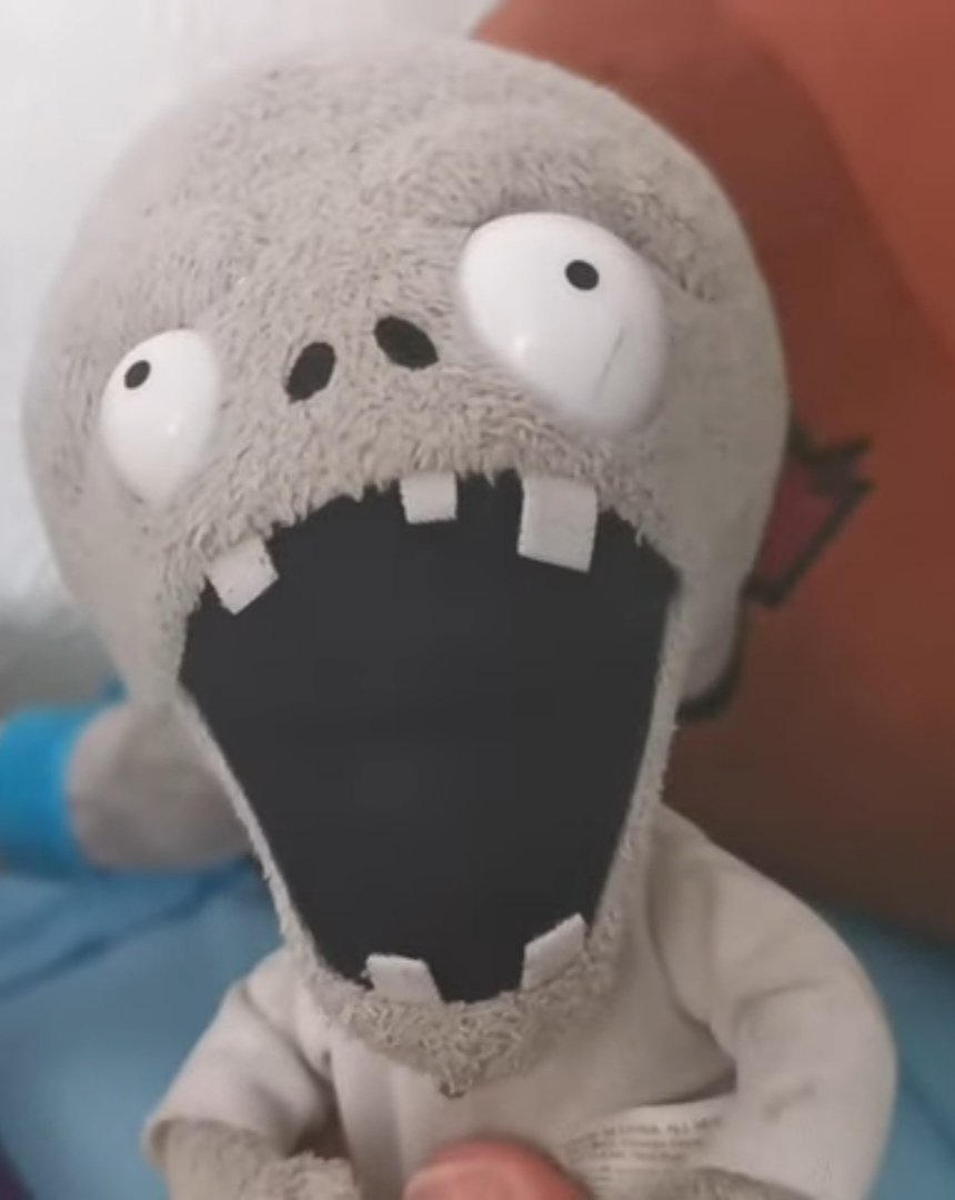 AthunPvZ's tweet photo. @ValeElPatetico_ No sé que tanto cuente pero yo tengo este peluche de zomboss con cara de idiota https://t.co/paAYW5HxYD