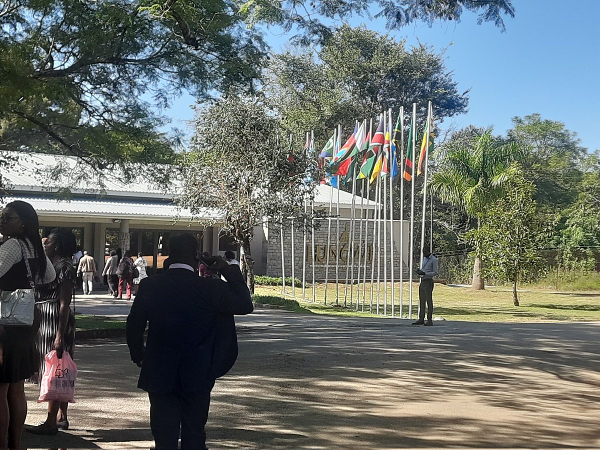 TellZimbabwe's tweet photo. Zimbabwe hosts the 6th SADC Ministers’ Meeting on Disaster Risk Management in Masvingo this week.  
Regional leaders & experts are meeting at Great Zimbabwe Hotel from 11-14 May to review progress, strengthen cooperation, and boost disaster preparedness across Southern Africa.  
Key focus: operationalizing the SADC Humanitarian & Emergency Operations Centre.  
#SADC #DisasterRiskManagement #Masvingo #Zimbabwe