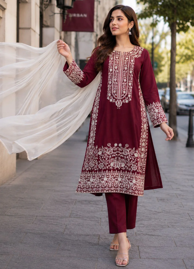 MahhamC's tweet photo. Upgrade your ethnic wardrobe with this elegant Embroidered Linen Ready-to-Wear Suit with Chiffon Dupatta ✨

🛍 Shop Now: 
https://t.co/Y8B0bDaC1j

#MahhamCollection #PakistaniFashion #ReadyToWear #PakistaniSuitsUK #AsianFashion #EthnicWear https://t.co/uZqZ9GCsel