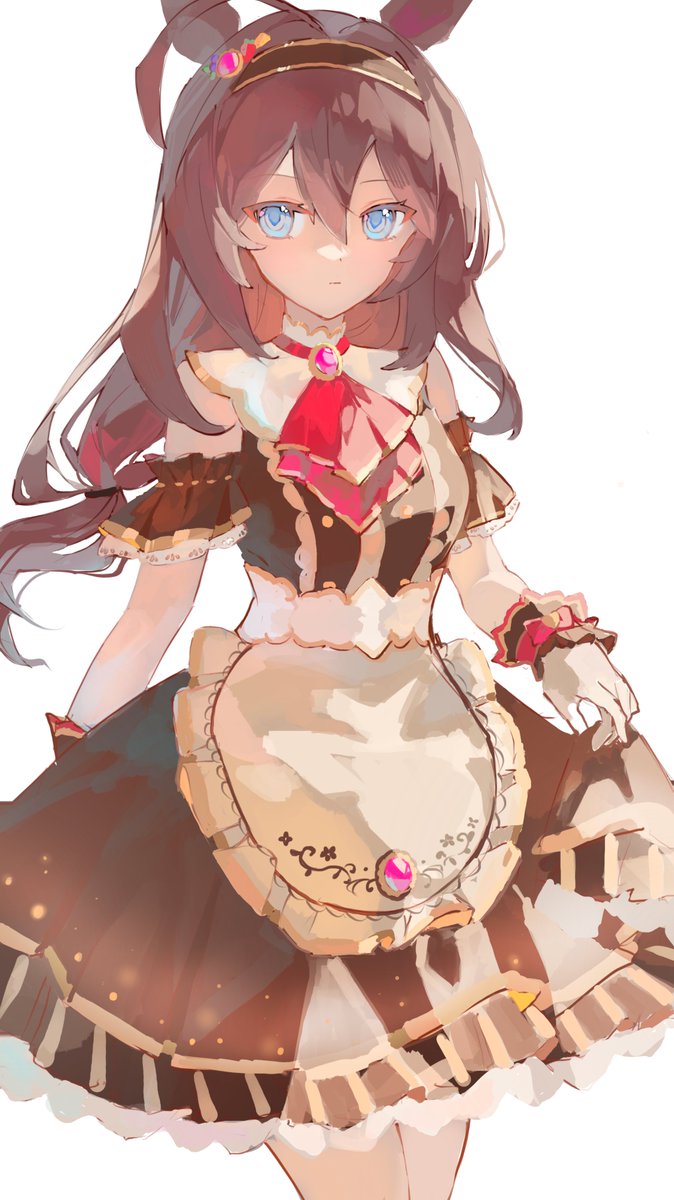 ringokurimu's tweet photo. 27/100 
Valentines mihono bourbon 
#umamusume https://t.co/8DDyb6mEtl