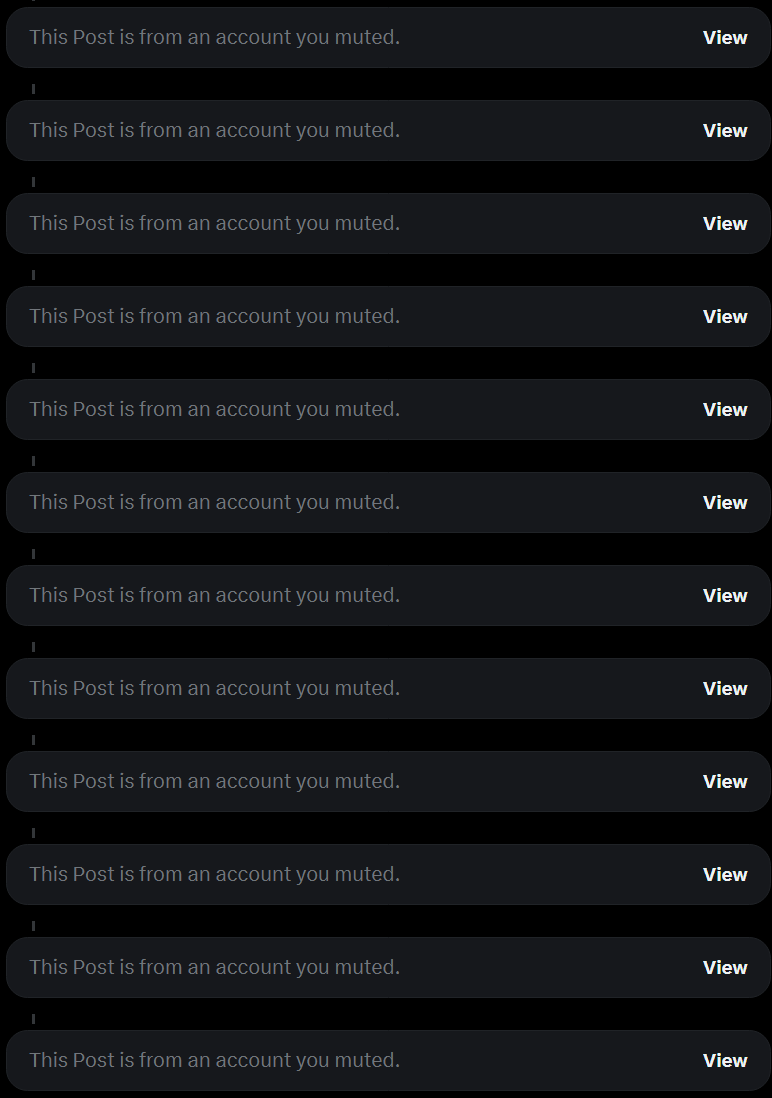 My X Feed in my replies. You know how good this is? 😂