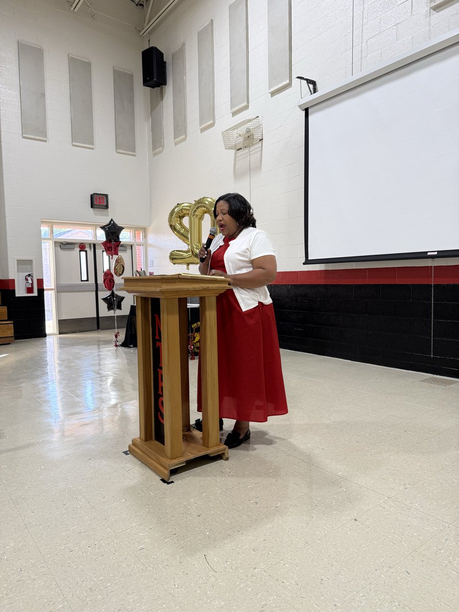 DirectorHolland's tweet photo. NTP-South Senior Celebration ❤️🖤💛🎓Thank you, Ms. McNeil, for your leadership! #NTPS https://t.co/3QZ0YdfMr0