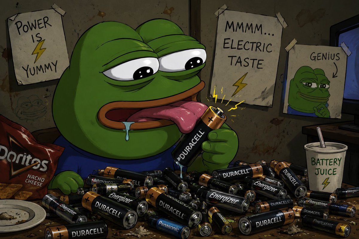 DepeSolana's tweet photo. Depe Licked a battery and Decided to takeover

https://t.co/JCRyyWjwnx https://t.co/p5sgihQOR0