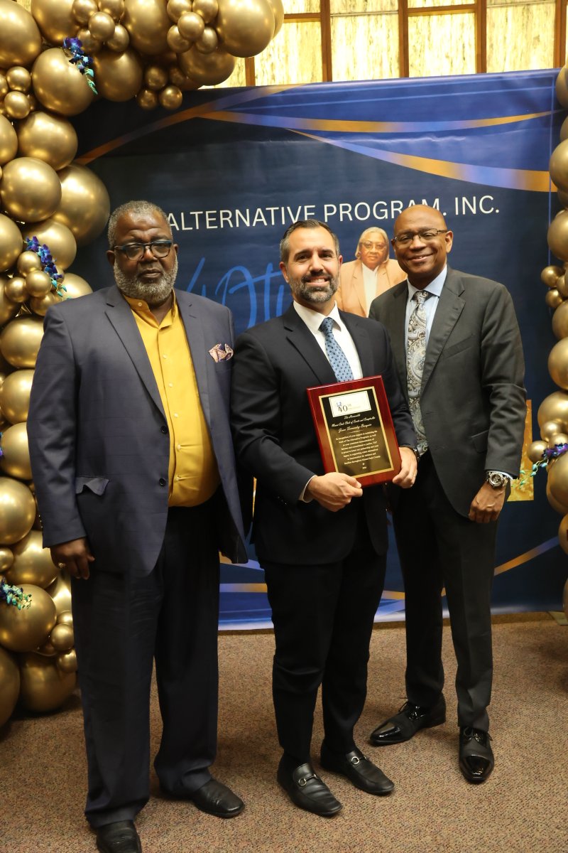 MiamiDadeCOC's tweet photo. Honored to celebrate 40 years of The Alternative Programs, Inc. (TAP) last week.

Their work in pre-trial release, intervention, and youth services continues to make a meaningful impact across Miami-Dade County. Thank you for the recognition and partnership. https://t.co/bjCa5hatIz
