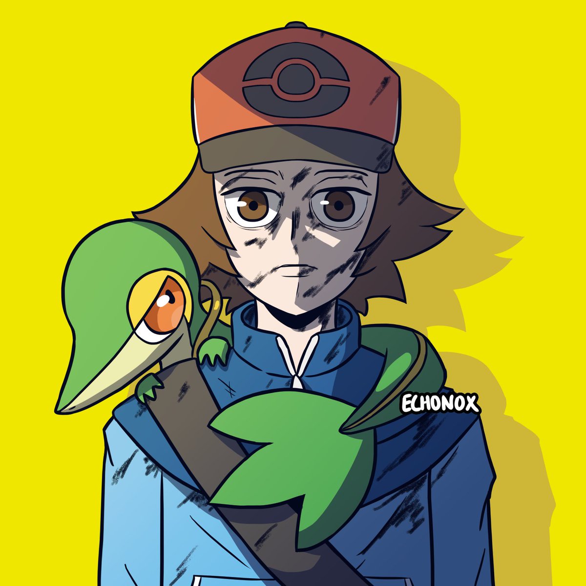 EchonoxYT's tweet photo. Hilbert has seen some shit
#pokemonwhite #pokemonblack #hilbert #snivy #pokemon #pokemonfanart https://t.co/Mkrgotyslu