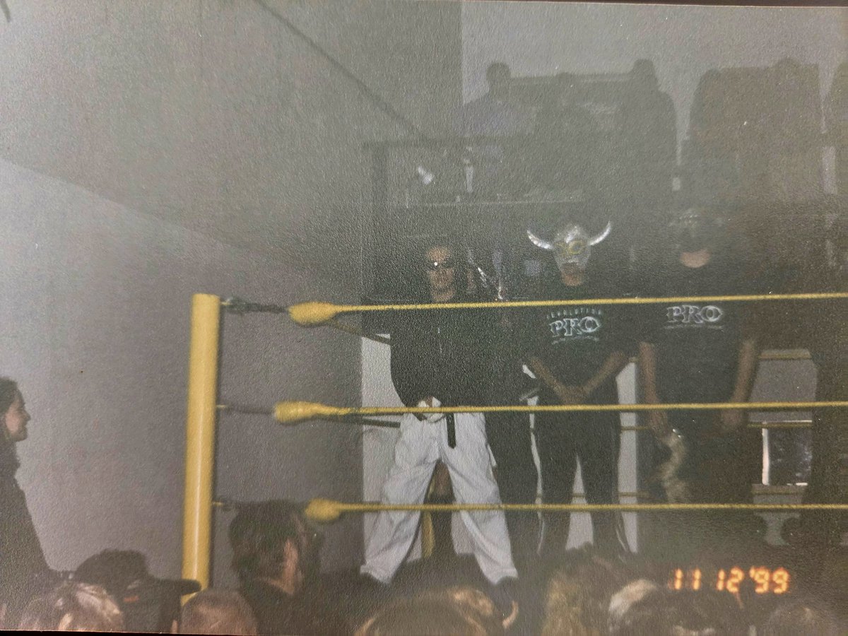 RonRiv3's tweet photo. This is an actual ticket from the Revolution Pro Rudos Dojo Grand Opening November 12, 1999 in Anahiem, CA. This ticket and 2 photos come from the family of Rising Son (RIP). #revolutionpro #rudosdojo #risingson #superdragon #ultrataro https://t.co/Hwz9VvO2m0