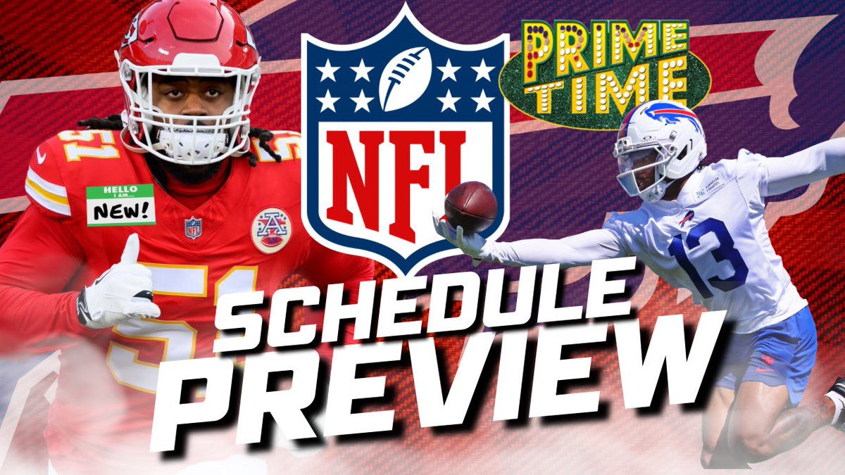 danfetes's tweet photo. We were RIGHT… kinda

@MikeCatalana &amp; I tried to PREDICT the #Bills Primetime schedule

-Home opener WEEK 2 TNF vs DET
***Updated after we recorded***
-Week 1: Playoff rematch? 
-Mike Danna signed
-Rookie minicamp 

#BillsMafia WATCH @BuffaloPlus here: https://t.co/H1A2MatZ2B https://t.co/CEGXau05TW