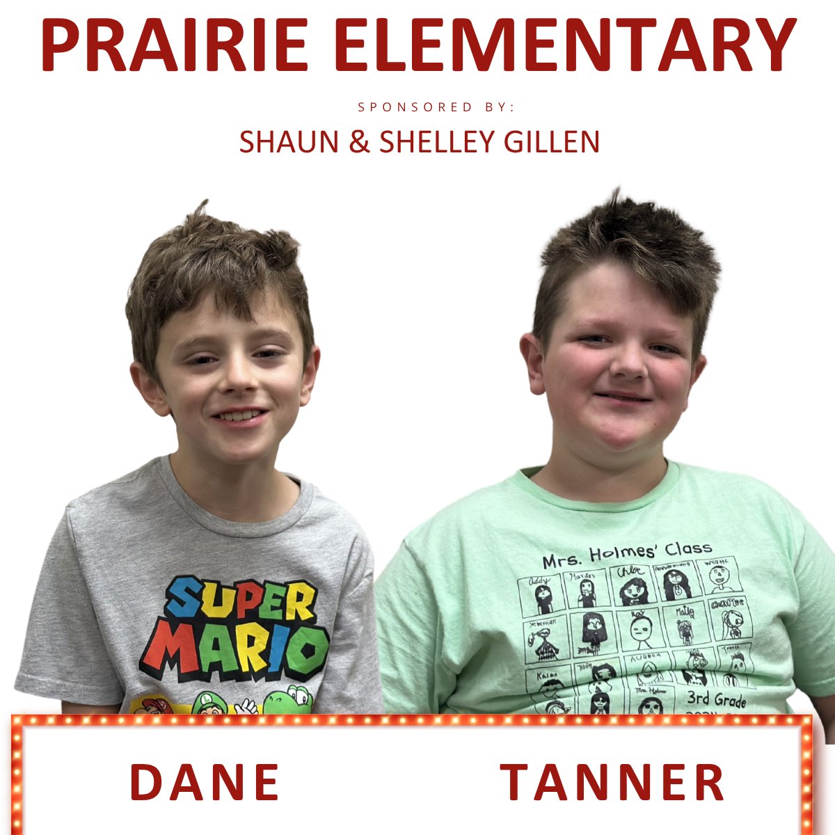 PandoInitiative's tweet photo. ⭐ Who’s ready to meet our two STAR Students from @USD261?!

These outstanding students are being recognized for their growth, leadership, perseverance, and positive impact at school and beyond.

A huge thank you to our Haysville District Sponsor, @EmpriseBank, for helping us celebrate our Haysville STAR Students! 💚⭐

🏫 Prairie Elementary
Sponsored by Shaun & Shelley Gillen
STAR Students: Dane & Tanner

#STARawards #StudentSuccess #ThePandoWay