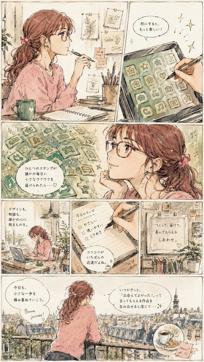 やよい|AIクリエイター📚スタンプアプリ50部突破✨ tweet media
