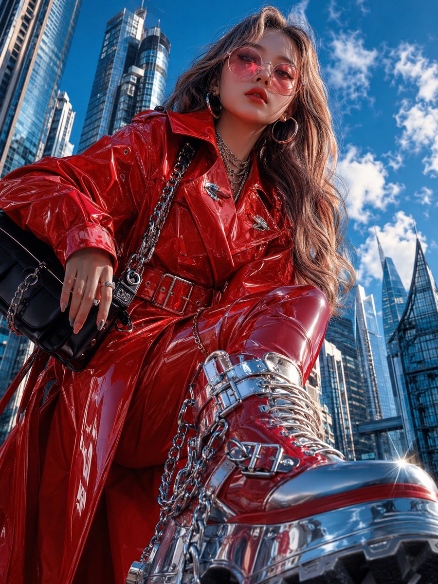 Cyberpunk High-Fashion Editorial
