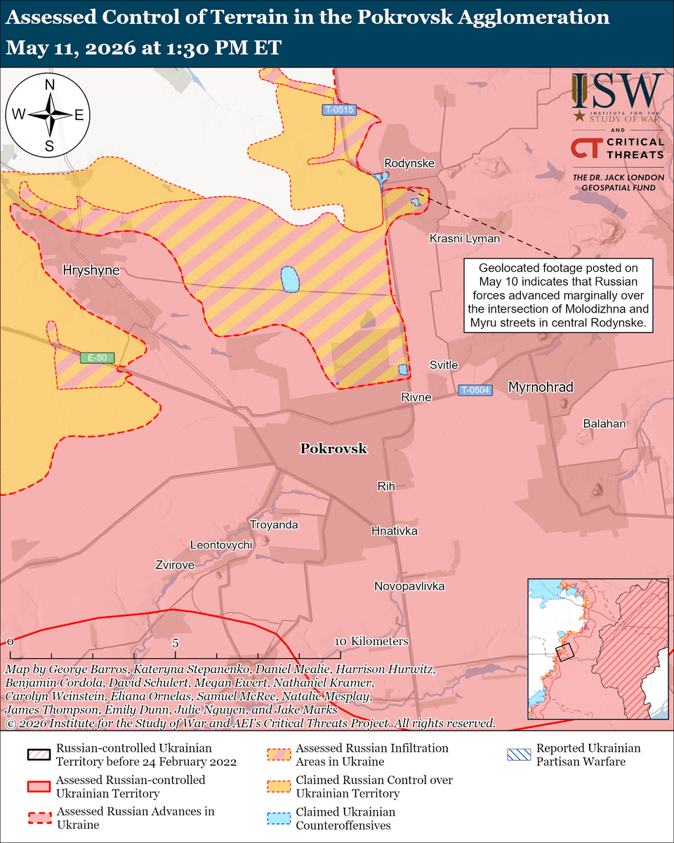 Institute for the Study of War tweet media
