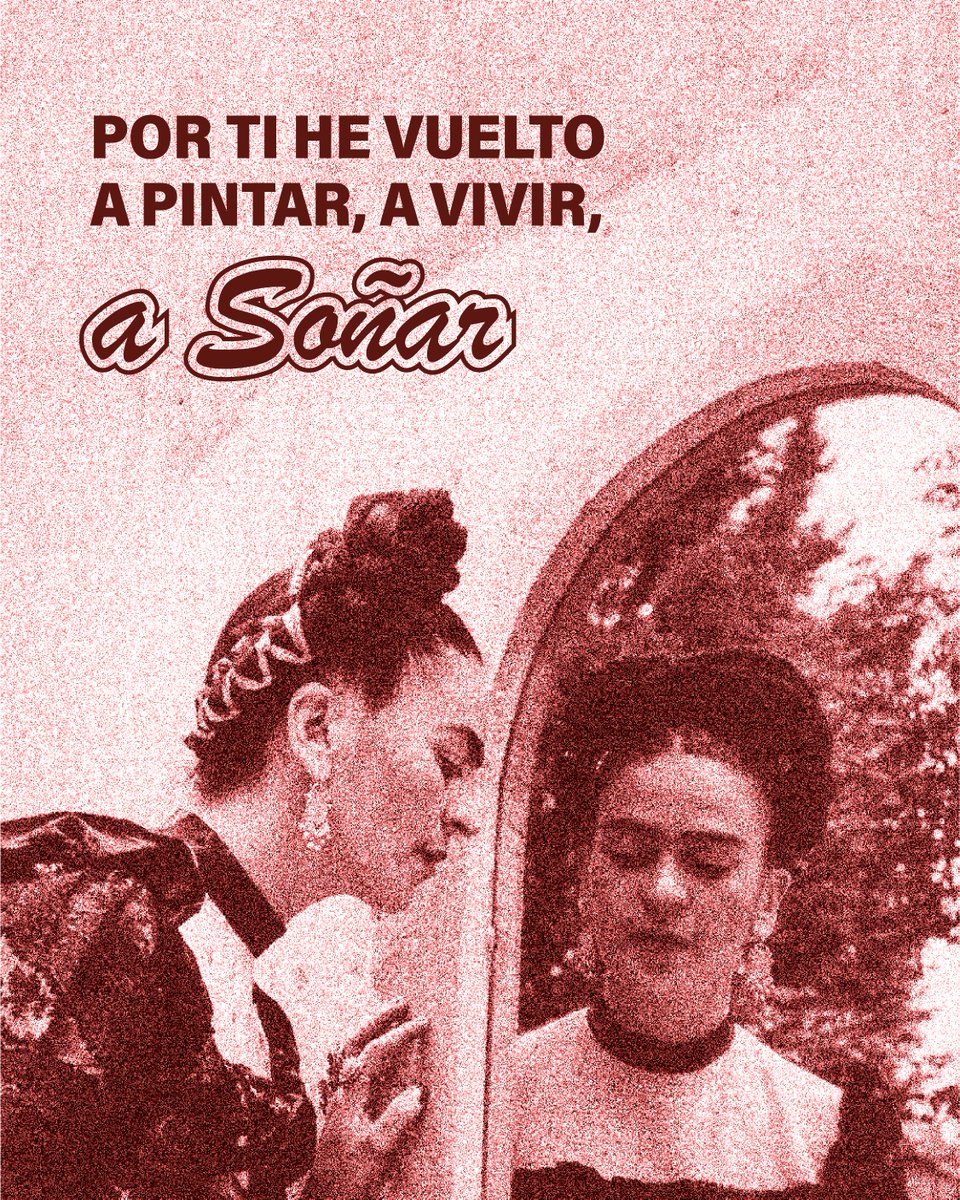 FridaKahlo's tweet photo. "Por ti he vuelto a pintar, a vivir, a soñar." ❤🎨

#FridaKahlo https://t.co/PZz9GJZNmq
