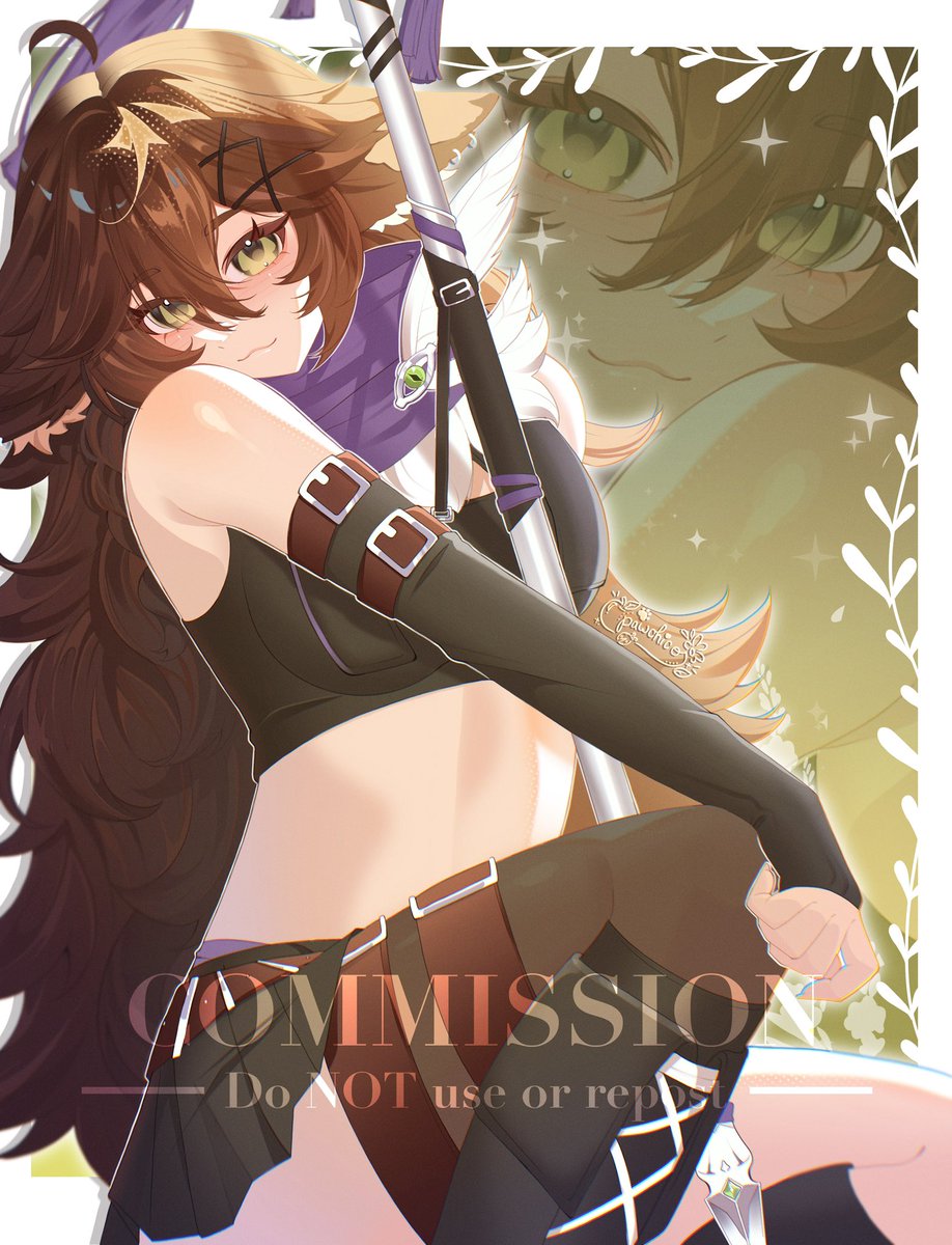 pawnukii's tweet photo. •┈••✦ 🦊🌿 ✦••┈•  Skeb cm for @Stronzinaa  💞Thank You !! 

#VGenComm #VGen #Illustration https://t.co/MhFeQ9ahxK