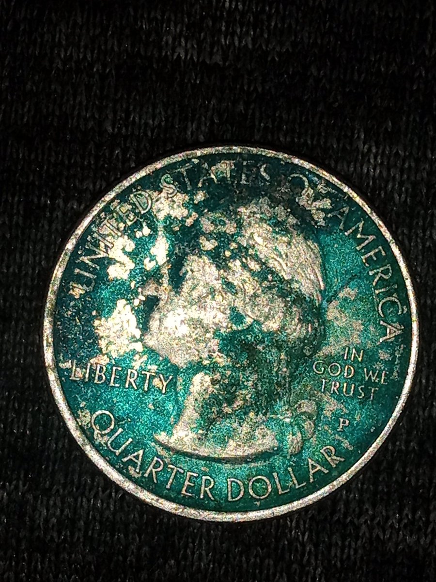 Maxstravagar's tweet photo. My green coin! https://t.co/00GmUC6wsM