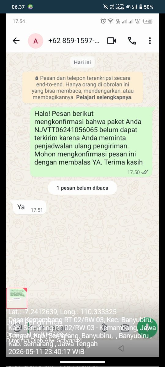 rothysky_'s tweet photo. Kronologinya saya beli paket tapi paket gagal dikirim kak @LazadaIDCare @LazadaID keterangannya saya minta penjadwalan ulang pdhl saya tidak minta dan nomor yang dihubungi kurir bukan nomor saya. Saya tidak ada dihubungi kurir https://t.co/dcSsBBaLIj