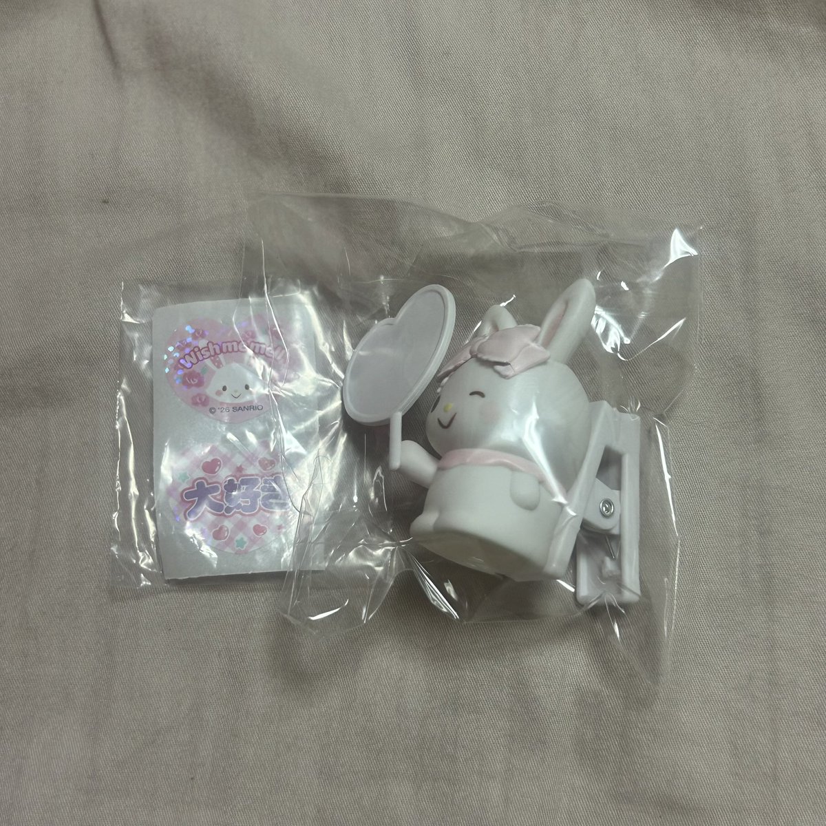96lsft's tweet photo. 交換 サンリオ
エンジョイアイドルシリーズ
シークレット クリップ付きマスコット

【譲】 ウィッシュミーメル
【求】 コロコロクリリン 
※外箱はつきません。

郵送での交換希望です。
検索からでもお気軽にお声掛けください🙇🏻‍♀️ https://t.co/iDStLRdB1n