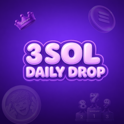 3 Solana Daily Drop is now LIVE!

Everyday win your share of 3 Solana by playing on slots.wtf
