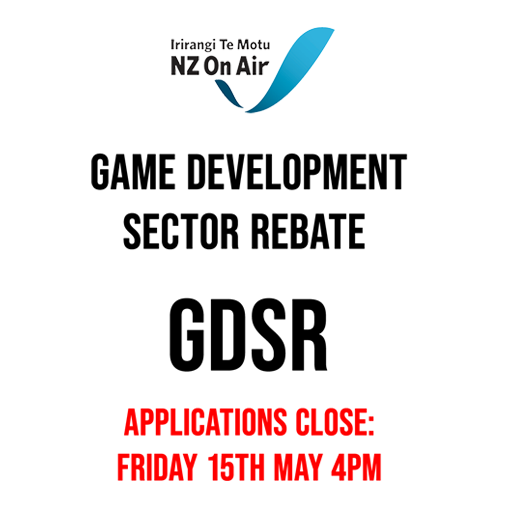 nzgda's tweet photo. Don't miss out on your chance to apply for this year's Game Development Sector Rebate (GDSR). Applications close very soon! 🚨 Please find the link in our bio to the Applications page. https://t.co/n2YiJxdqCM