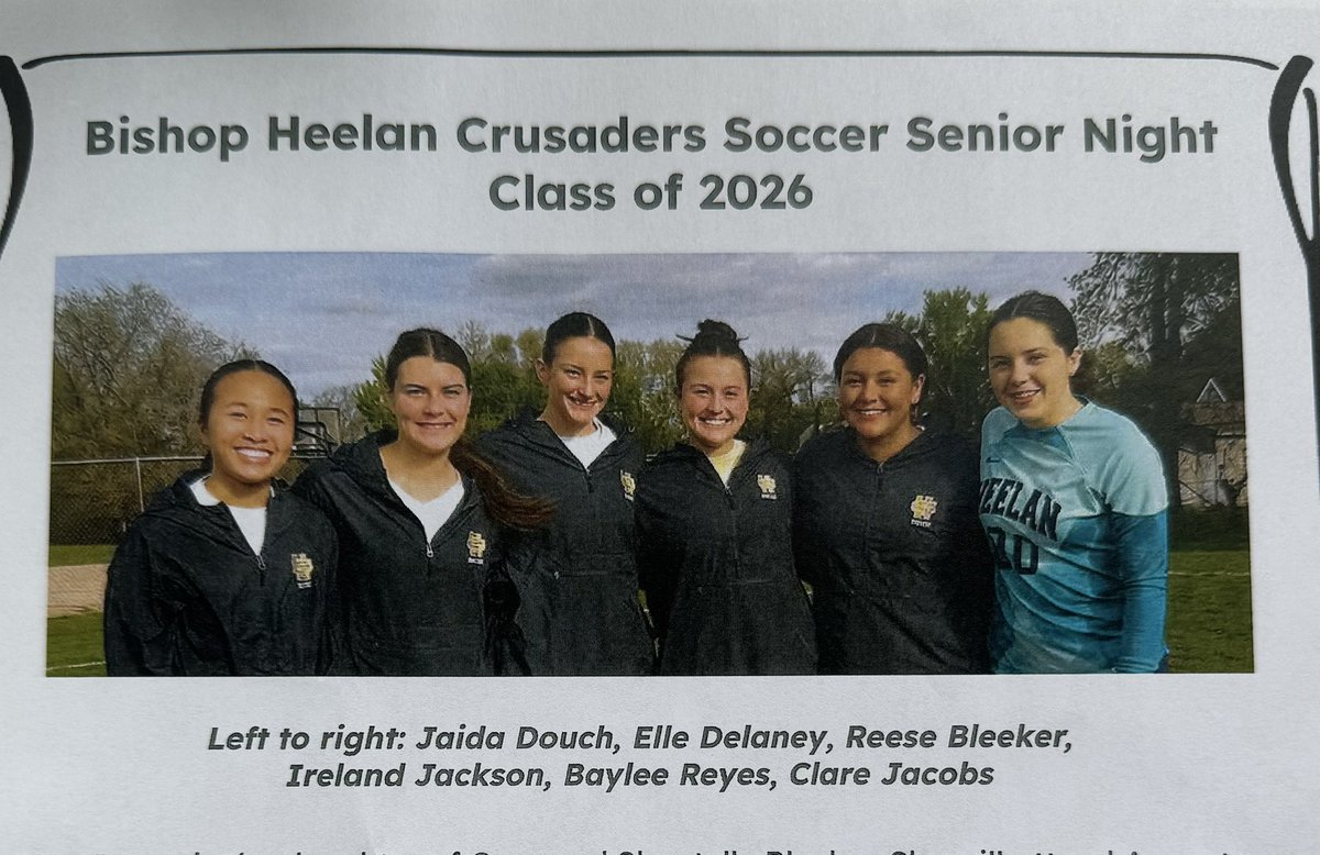 BHCS_Athletics's tweet photo. Celebrating senior night for Girls Soccer - thanks to these ladies for a great four years! https://t.co/cXdcNW21x4