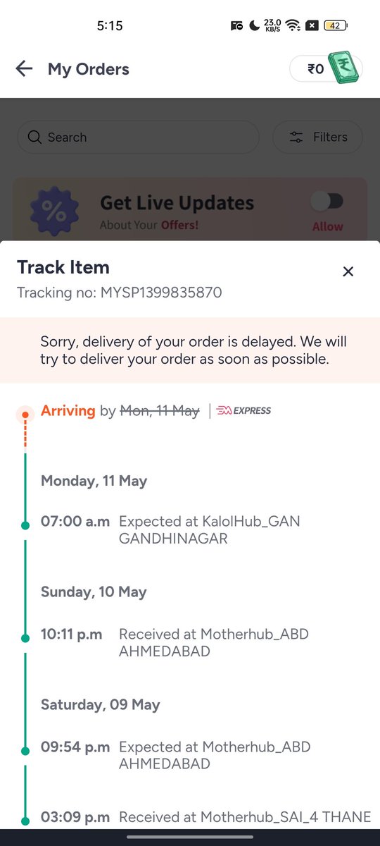 Jatin_AI's tweet photo. @MyntraSupport what's happening with my order? MYSP1399835870  when exactly will it arrive? https://t.co/kzu1yd3zcM